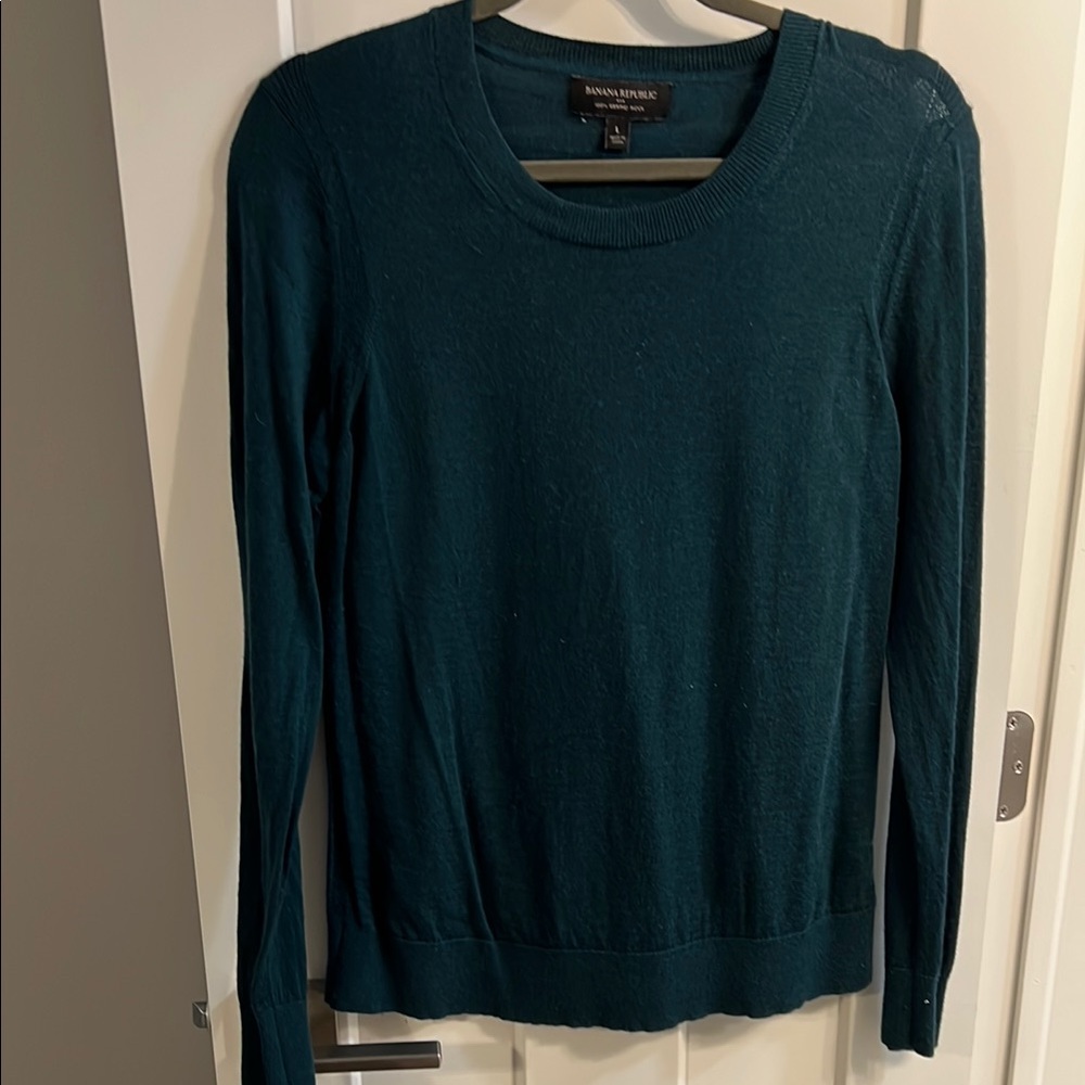 Banana Republic Women's Teal Sweater